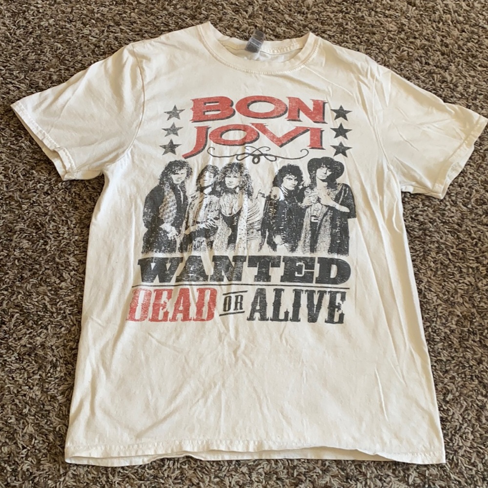 Bon Jovi Graphic T-Shirt Size Small